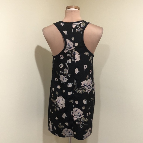 Joie Dress Size Small Black Floral Print - Picture 4 of 10